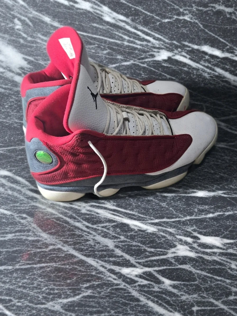 Air Jordan 13 Retro Red and White Sneakers